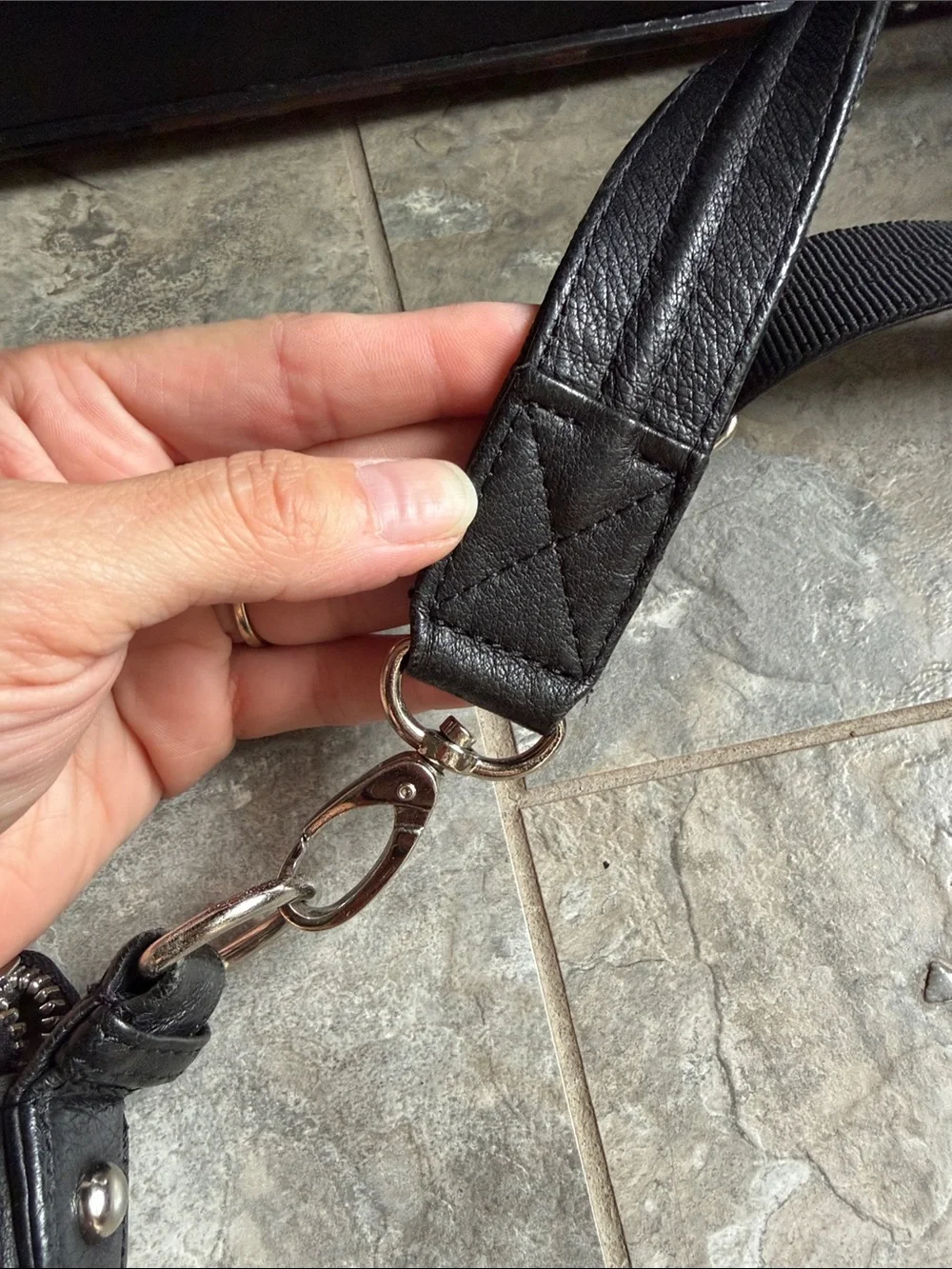 Gun Tote’n Mamas leather conceal carry Crossbody Bag